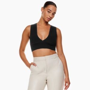 Babaton Sculpt Knit Deep V Tank